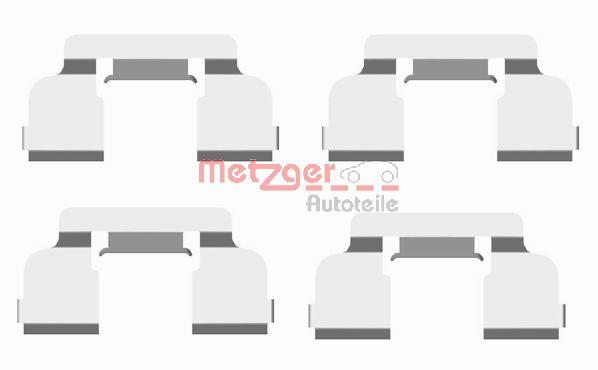 Zestaw akcesoriów montażowych  klocków hamulcowych METZGER 109-1698