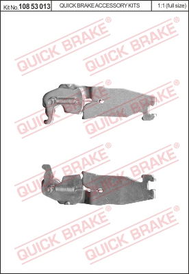 Regulacja szczęk hamulcowych QUICK BRAKE 108 53 013