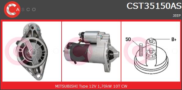 Rozrusznik CASCO CST35150AS