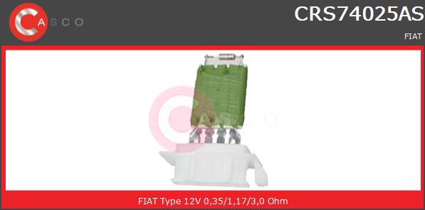 Opornik wentylatora CASCO CRS74025AS
