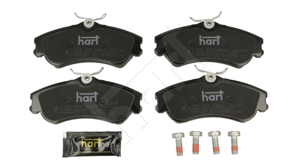 Klocki hamulcowe HART 248 859