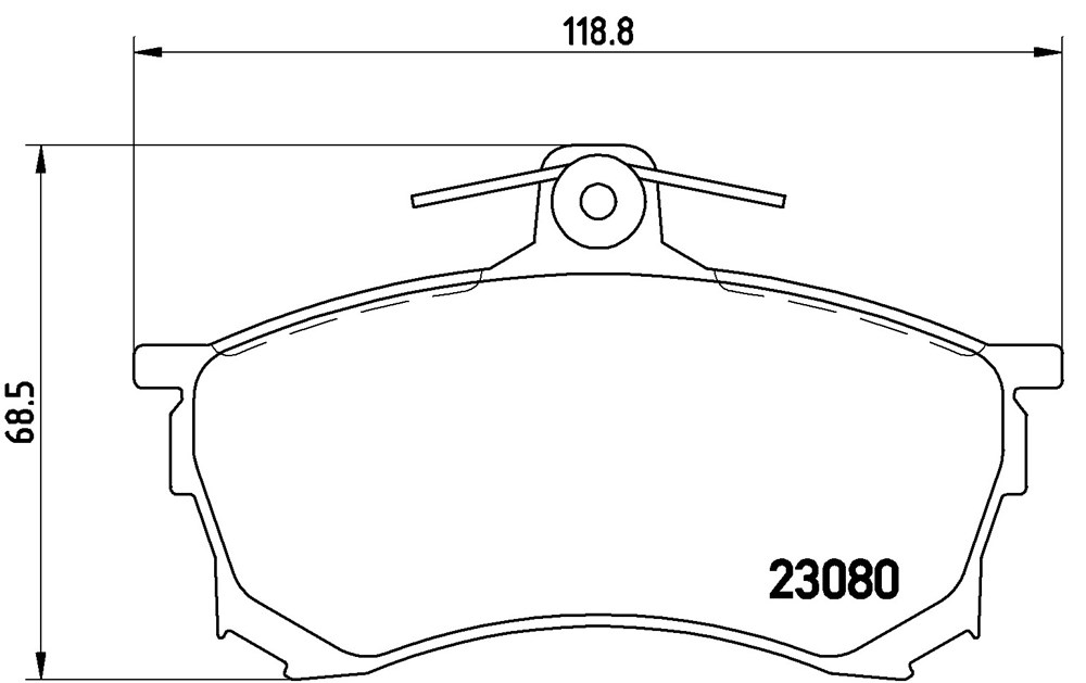 Klocki hamulcowe BREMBO P 54 021