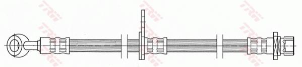 Przewód hamulcowy elastyczny TRW PHD449