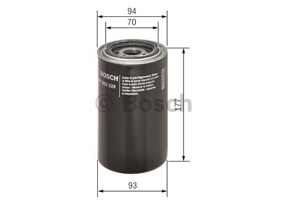 Filtr oleju BOSCH 0 451 203 228