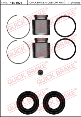 Zestaw naprawczy zacisku hamulcowego QUICK BRAKE 114-5021