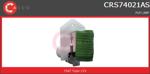 Rezystor wentylatora chłodnicy CASCO CRS74021AS