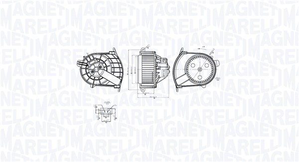 Wentylator wewnętrzny MAGNETI MARELLI 069412767010