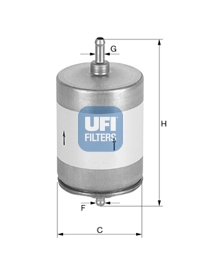 Filtr paliwa UFI 31.817.00