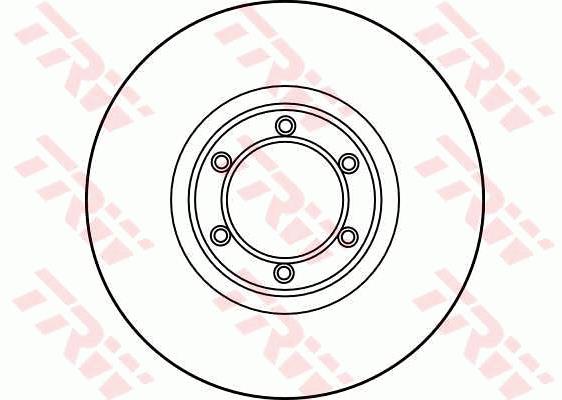 Tarcza hamulcowa TRW DF1002