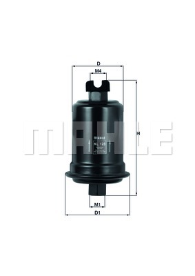 Filtr paliwa KNECHT KL 128