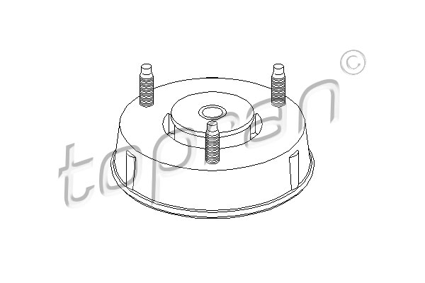 Mocowanie amortyzatora teleskopowego TOPRAN 302 358