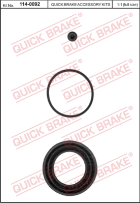 Zestaw naprawczy zacisku hamulcowego QUICK BRAKE 114-0092