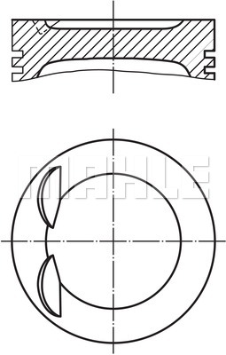 Tłok MAHLE ORIGINAL 028 PI 00119 000