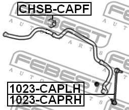 Łącznik stabilizatora FEBEST 1023-CAPRH