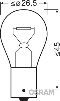 Żarówka kierunkowskazu OSRAM 7507ULT