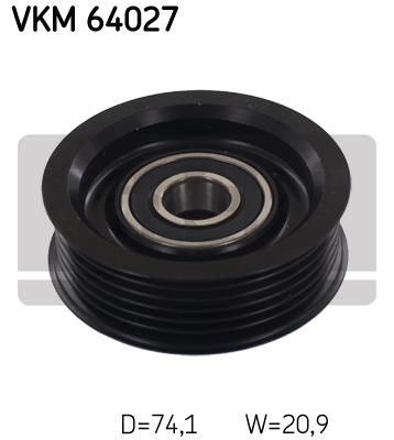 Rolka prowadząca paska osprzętu SKF VKM 64027