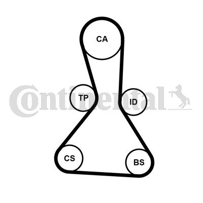 Pasek rozrządu CONTINENTAL CTAM CT1159