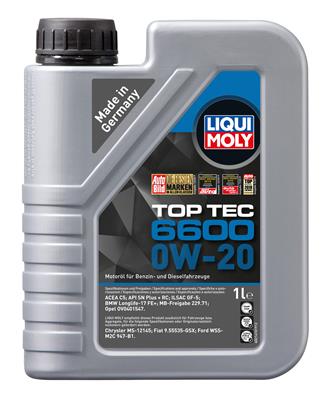 Top Tec 6600 0W-20 1L LIQUI MOLY 21410