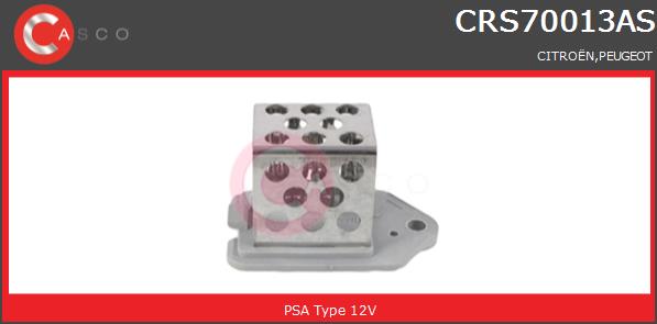 Rezystor wentylatora chłodnicy CASCO CRS70013AS