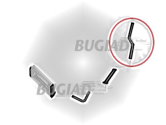 Przewód powietrza doładowującego BUGIAD 86632