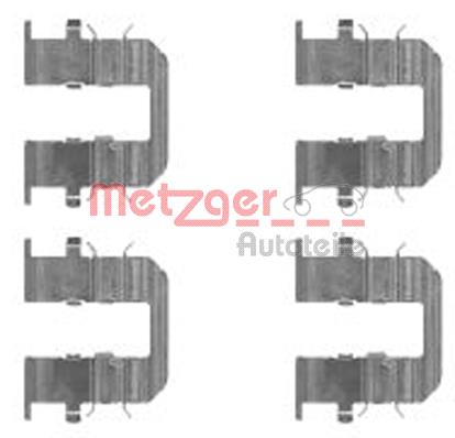 Zestaw akcesoriów montażowych  klocków hamulcowych METZGER 109-1746