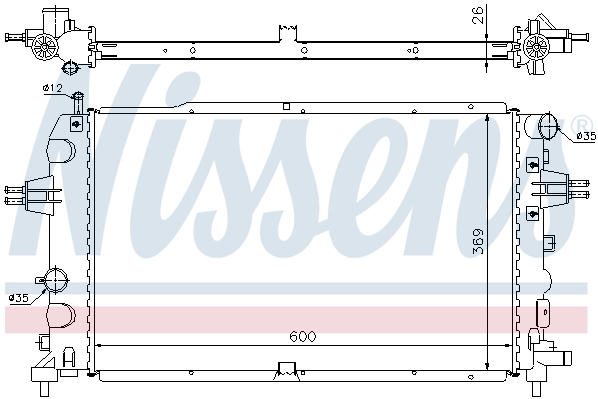 Chłodnica NISSENS 63111A