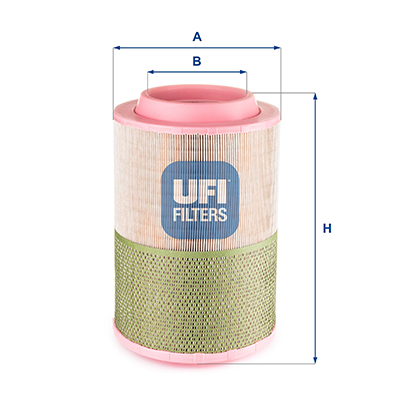 Filtr powietrza UFI 27.C92.00