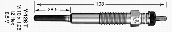Świeca żarowa NGK 7227