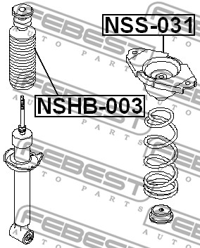 Osłona  miecha powietrznego FEBEST NSHB-003
