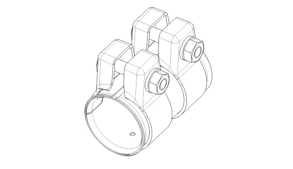 Łącznik układu wydechowego WALKER 80718