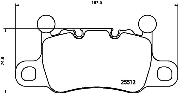 Klocki hamulcowe BREMBO P 65 038