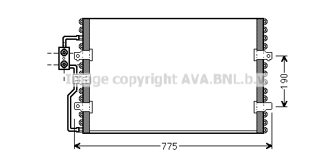 Skraplacz klimatyzacji AVA QUALITY COOLING CN5093