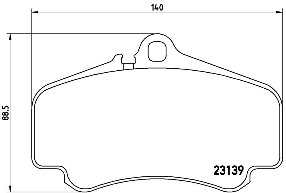 Klocki hamulcowe BREMBO P 65 011