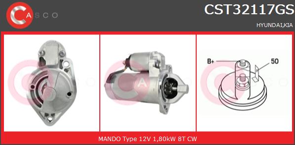 Rozrusznik CASCO CST32117GS