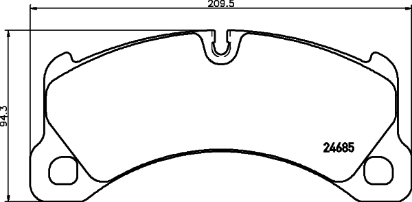 Klocki hamulcowe HELLA PAGID 8DB 355 015-131