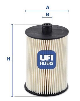 Filtr paliwa UFI 26.018.00