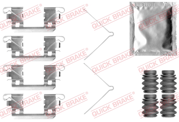 Zestaw akcesoriów montażowych  klocków hamulcowych QUICK BRAKE 109-0113
