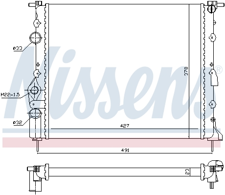 Chłodnica NISSENS 639371
