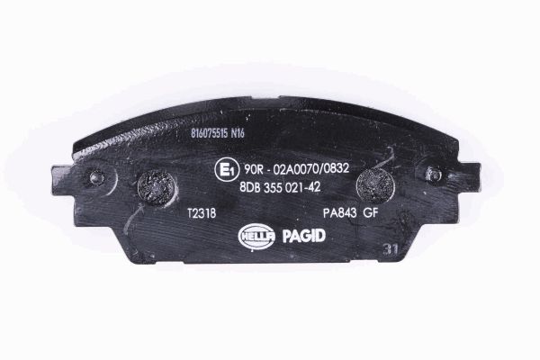 Klocki hamulcowe HELLA 8DB 355 021-421