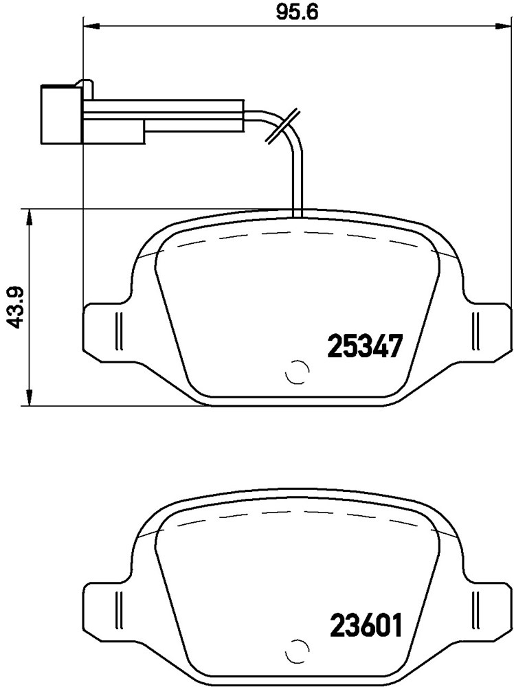 Klocki hamulcowe BREMBO P 23 146