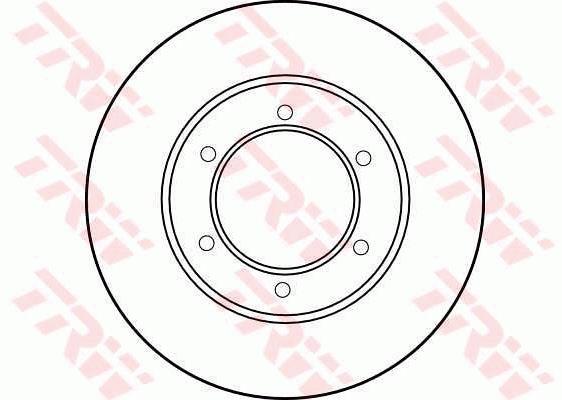 Tarcza hamulcowa TRW DF1418