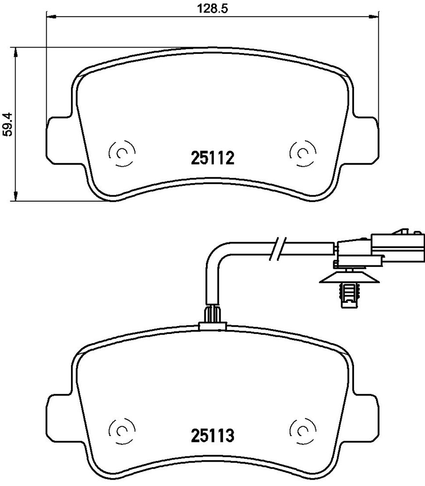 Klocki hamulcowe BREMBO P 68 063