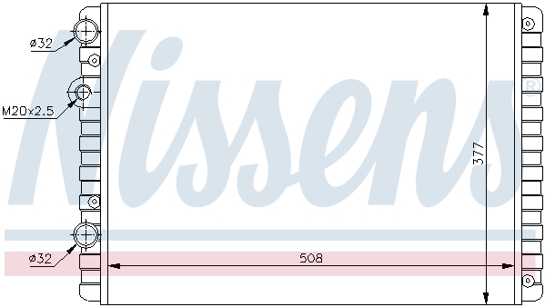 Chłodnica NISSENS 652321