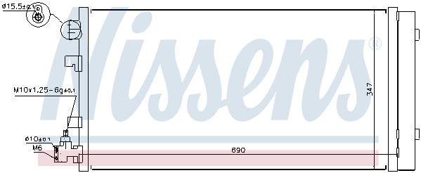 Skraplacz klimatyzacji NISSENS 940160