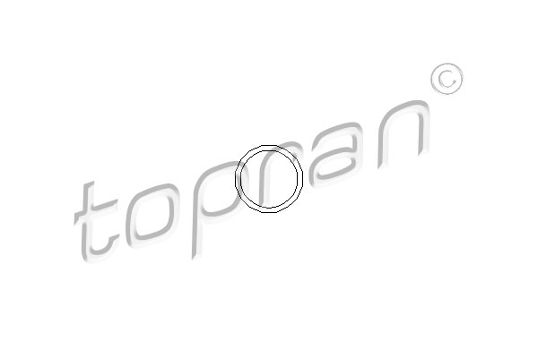Pierścień uszczelniający  wtryskiwacz TOPRAN 100 677