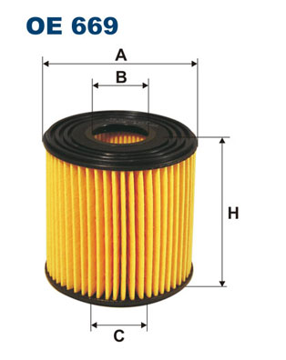 Filtr oleju FILTRON OE669