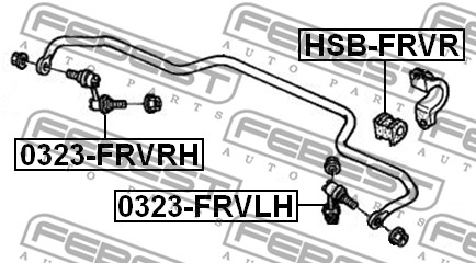 Łącznik stabilizatora FEBEST 0323-FRVRH