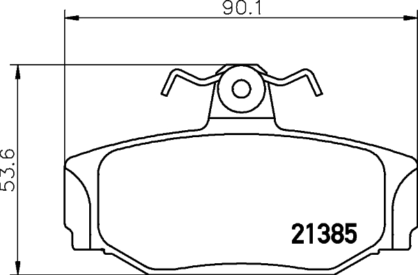 Klocki hamulcowe HELLA 8DB 355 017-991