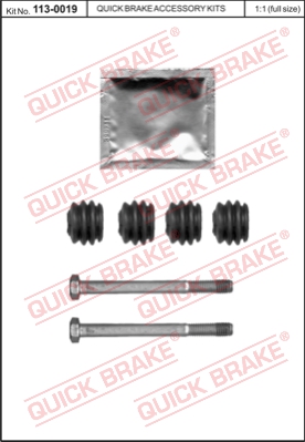 Zestaw naprawczy zacisk hamulcowy QUICK BRAKE 113-0019