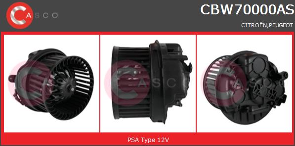 Wentylator wnętrza CASCO CBW70000AS